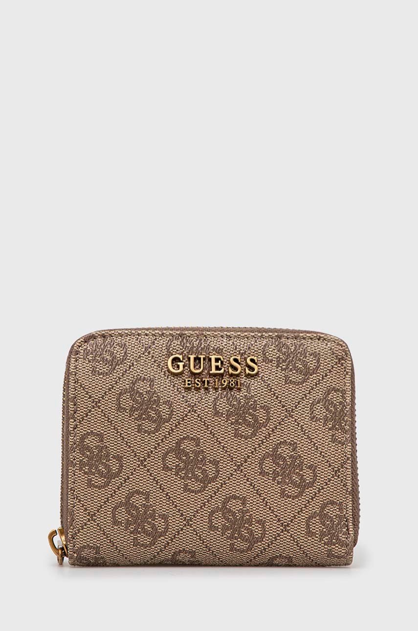 

Портмоне Guess дамски в кафяво, Кафяв