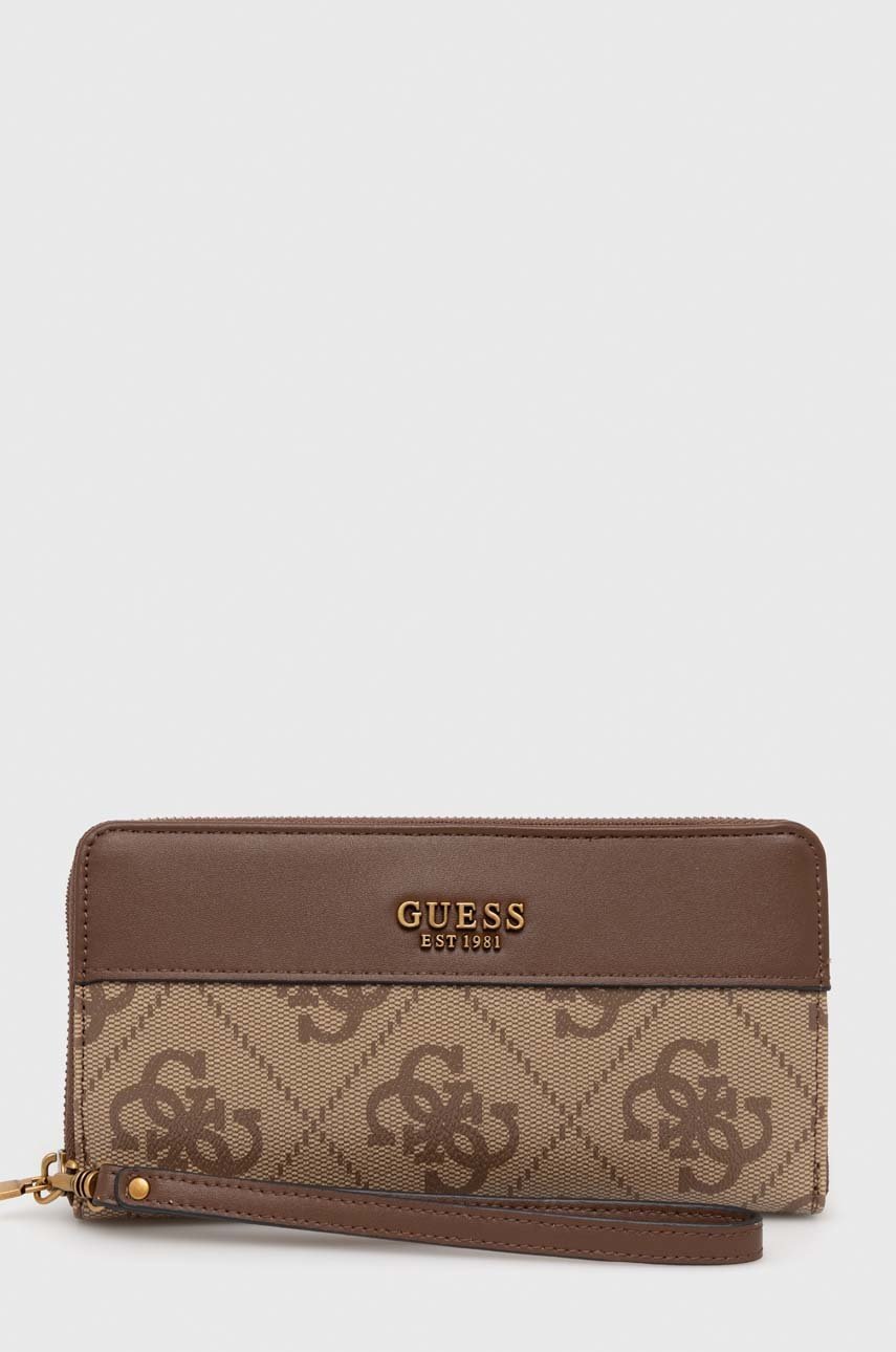 

кошелек Guess женский цвет коричневый
