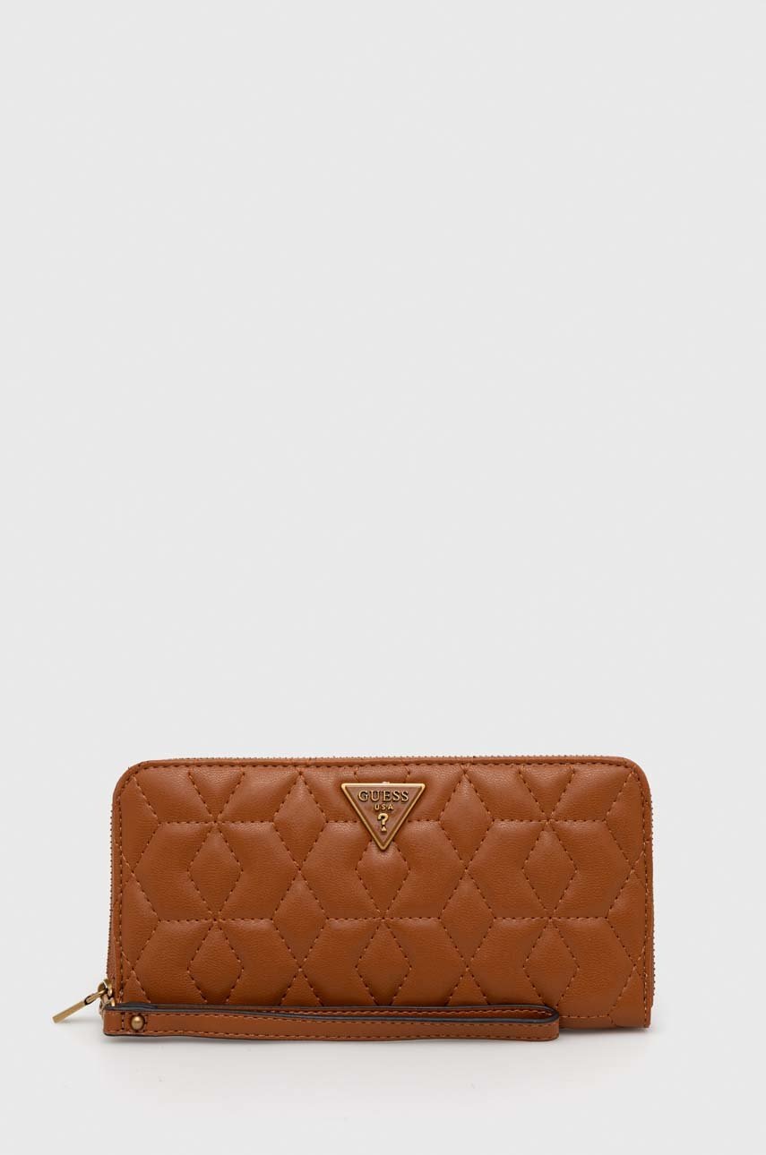 

Кошелек Guess женский цвет коричневый