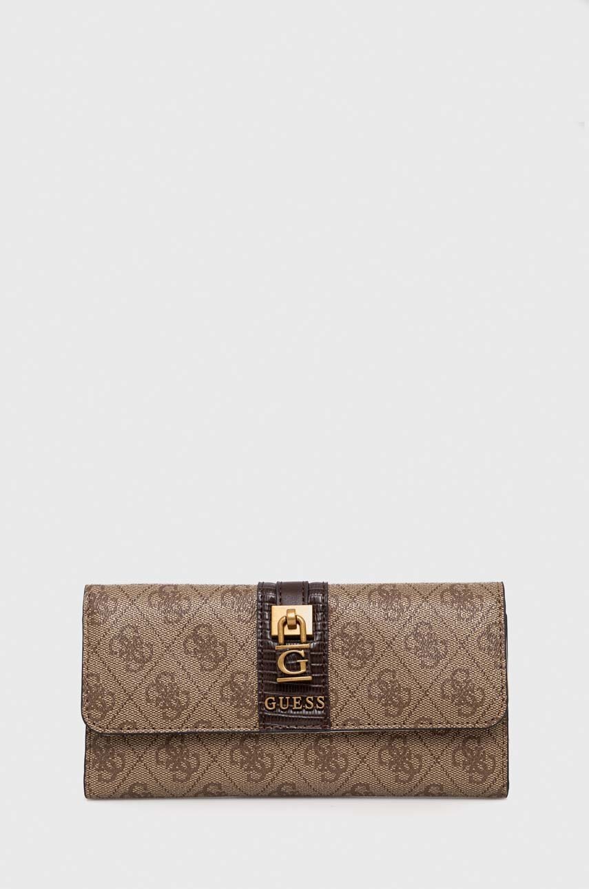 

Кошелек Guess женский цвет коричневый