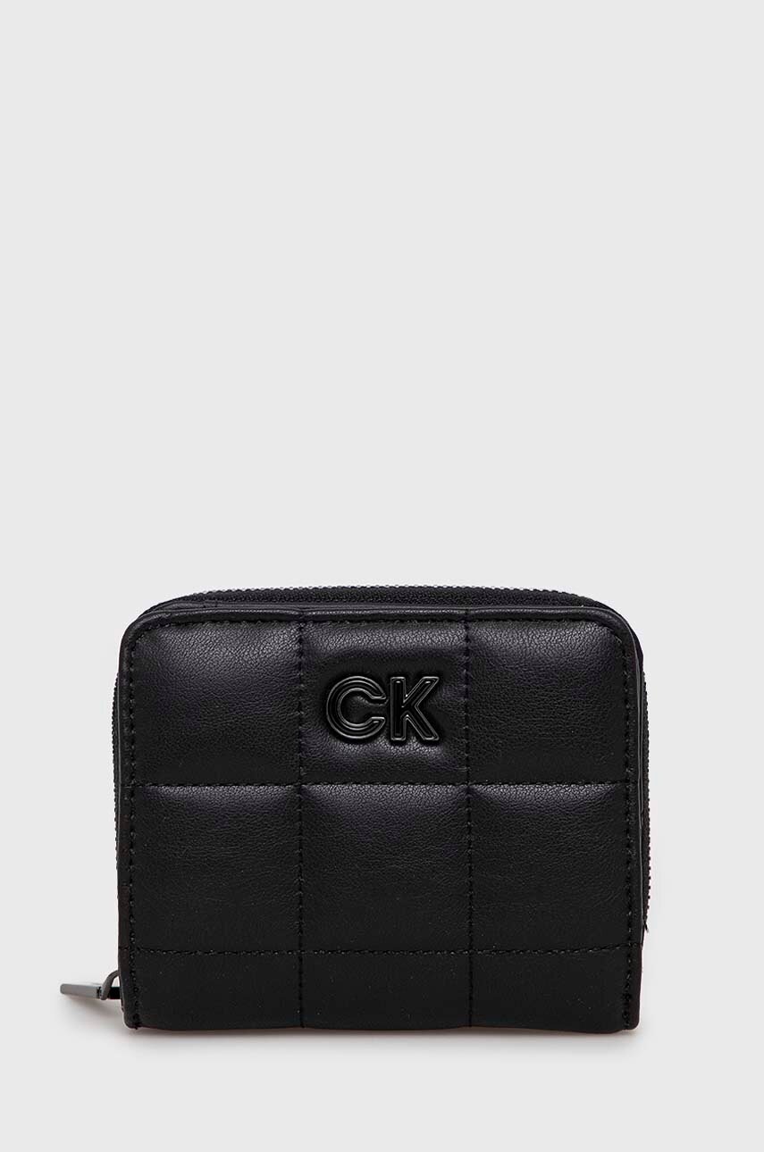 

Портмоне Calvin Klein дамски в черно, Черен