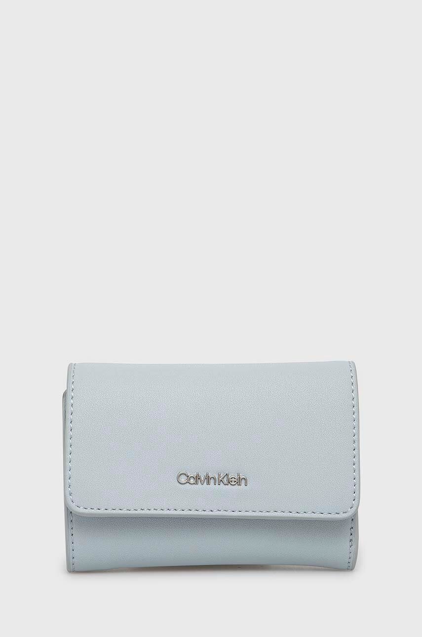 

Портмоне Calvin Klein дамски в синьо, Син