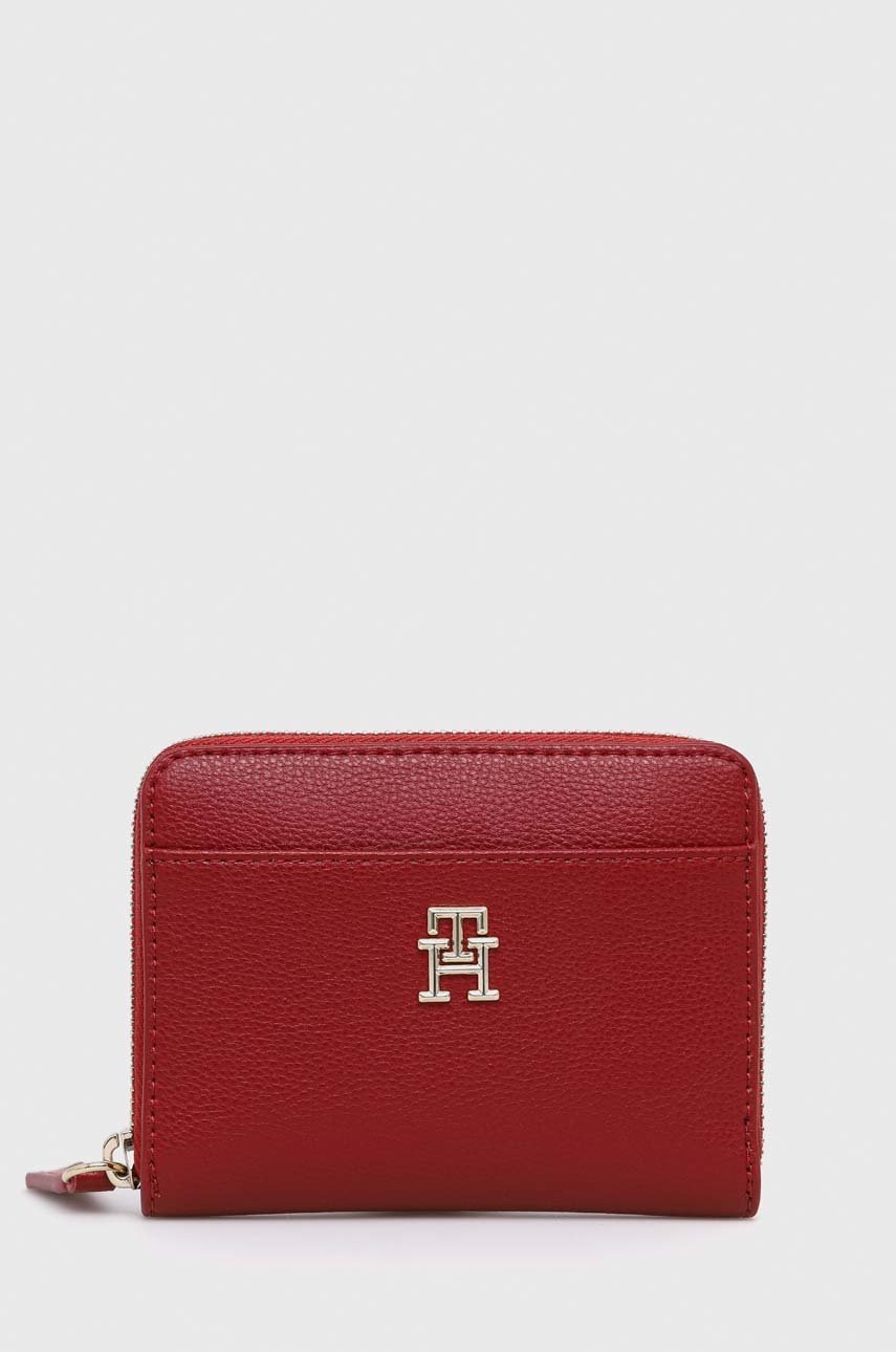 

Портмоне Tommy Hilfiger дамски в червено, Червен