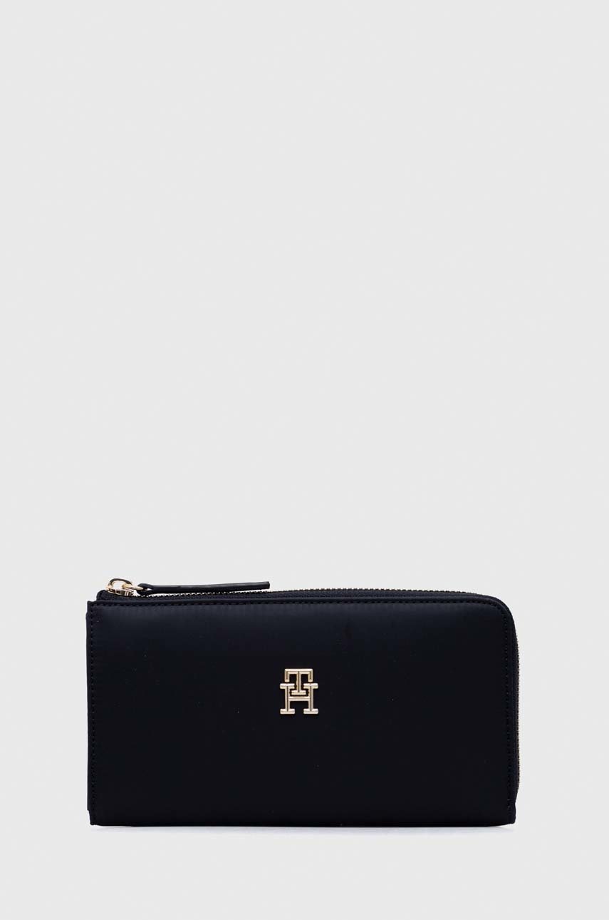 

Портмоне Tommy Hilfiger дамски в тъмносиньо, Тъмносин
