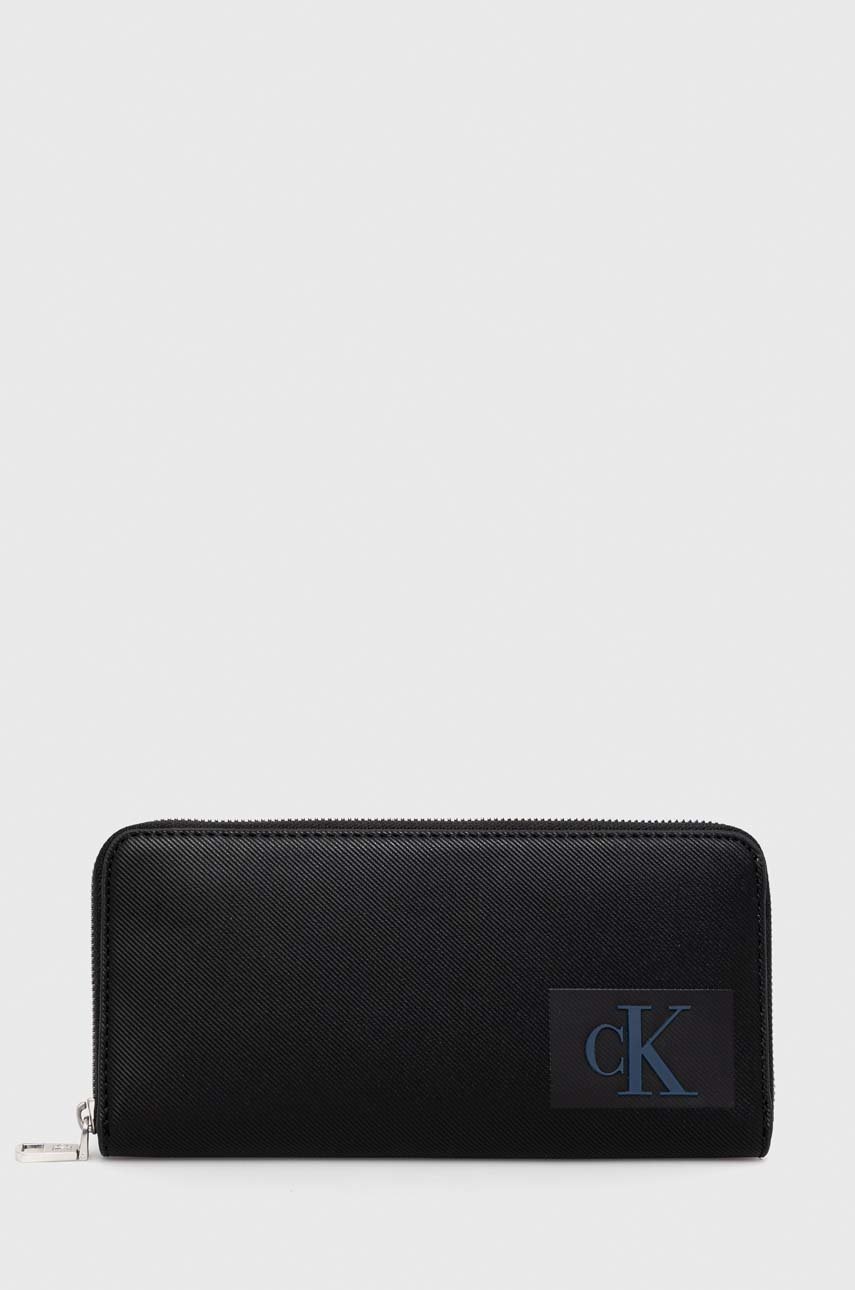 

Портмоне Calvin Klein Jeans дамски в черно, Черен