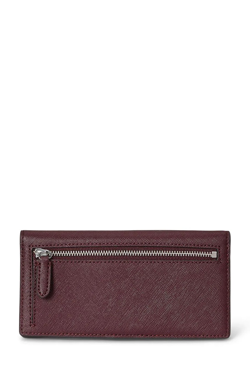 Кожаный кошелек Lauren Ralph Lauren цвет золотой 432802917