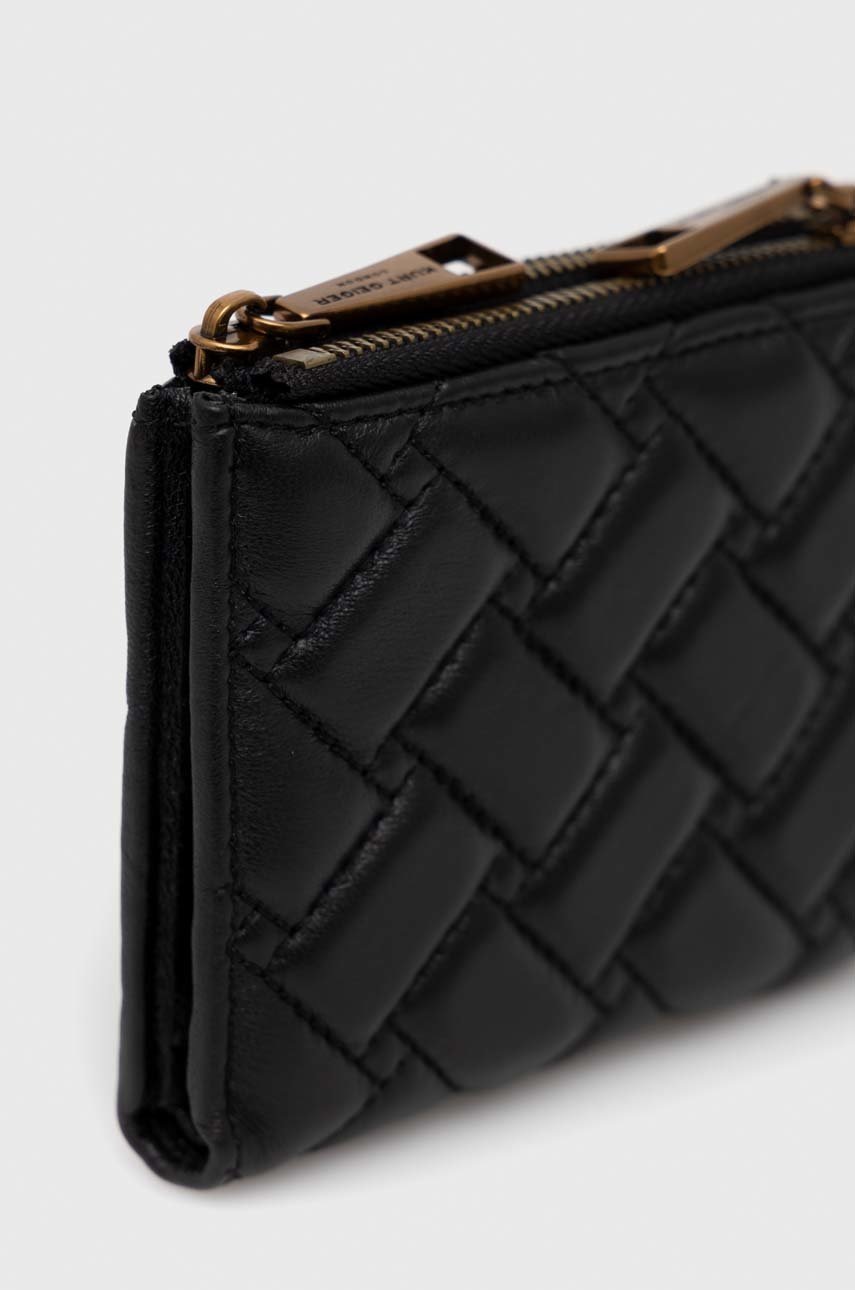 

Шкіряний гаманець Kurt Geiger London жіночий колір чорний