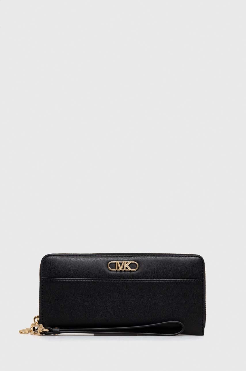 

Кожаный кошелек MICHAEL Michael Kors женский цвет чёрный