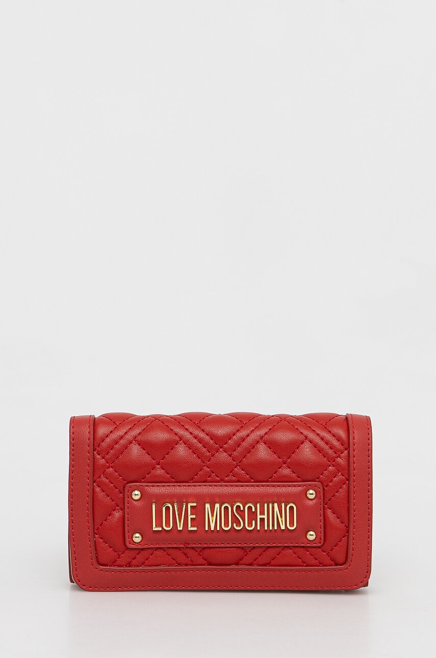 

Кошелек Love Moschino женский цвет красный