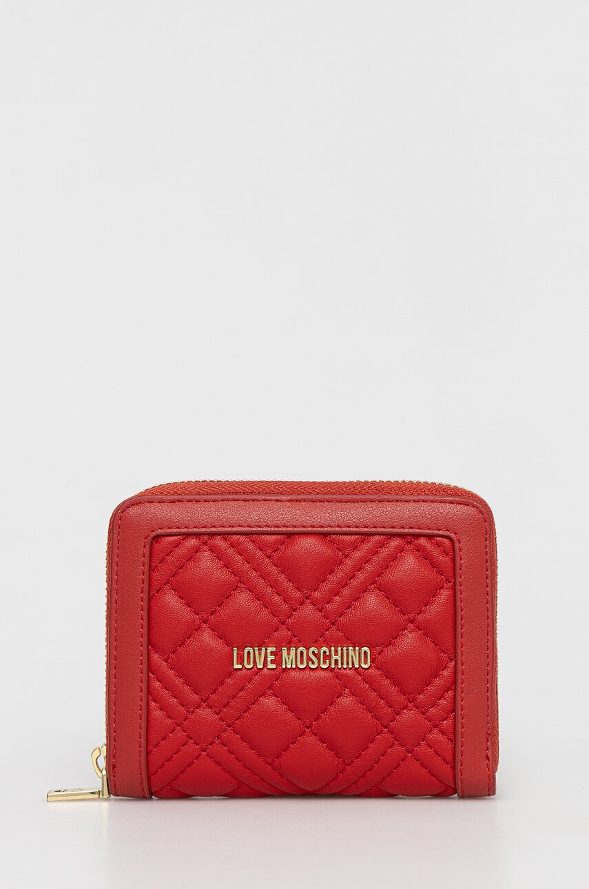 

Портмоне Love Moschino дамски в червено, Червен