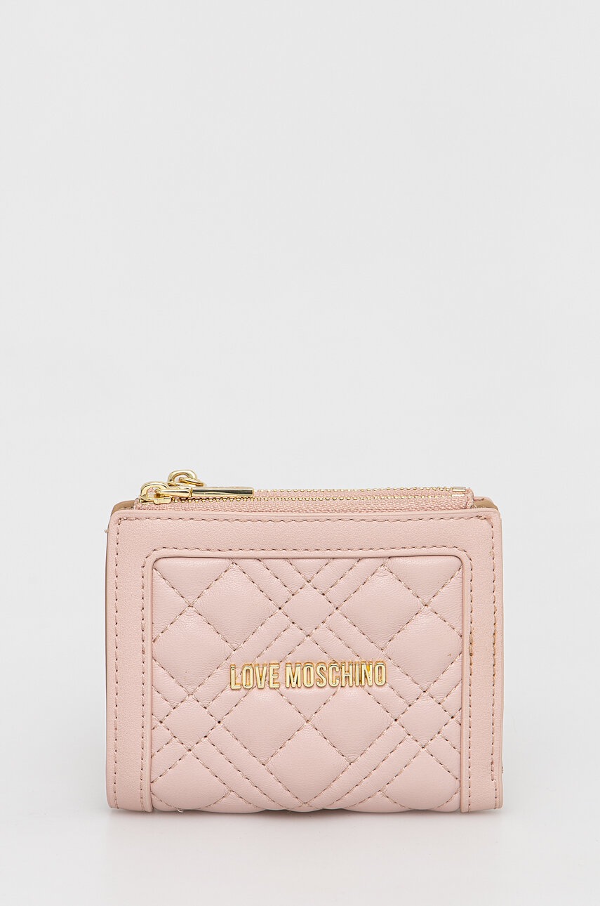 

Кошелек Love Moschino женский цвет розовый