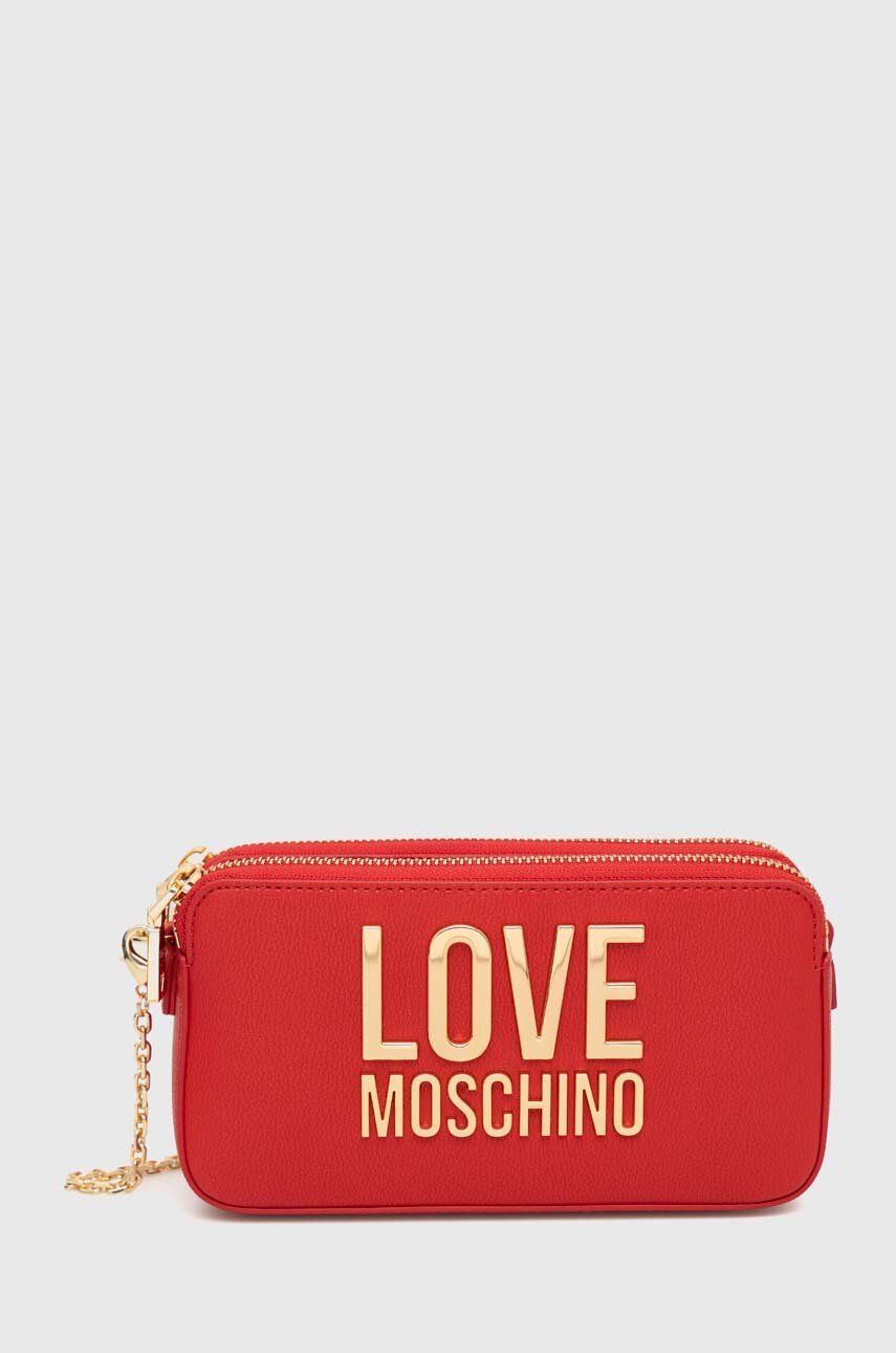 Love Moschino poseta culoarea rosu