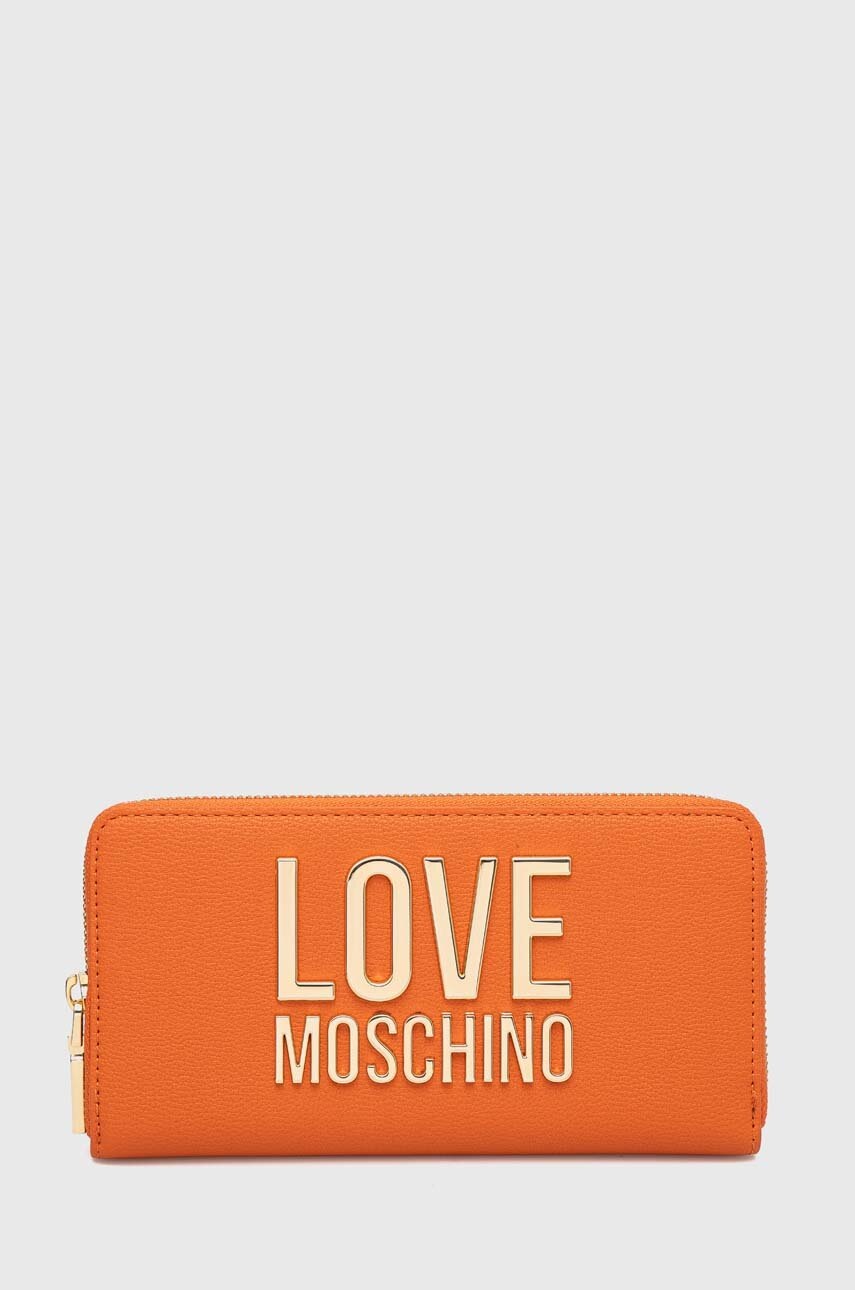 

Гаманець Love Moschino жіночий колір помаранчевий