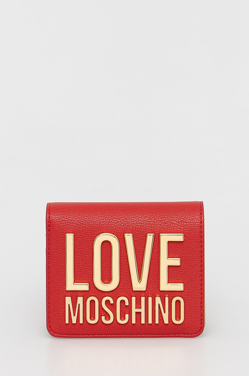 

Гаманець Love Moschino жіночий колір червоний