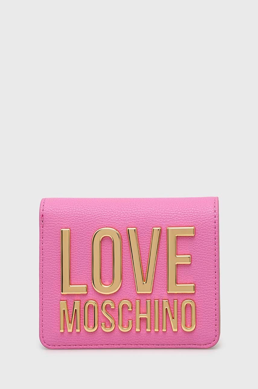 

Кошелек Love Moschino женский цвет розовый