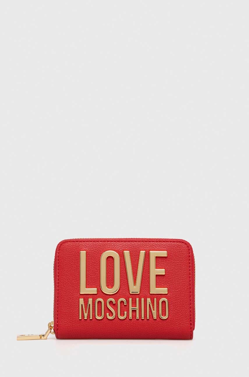 

Гаманець Love Moschino жіночий колір червоний