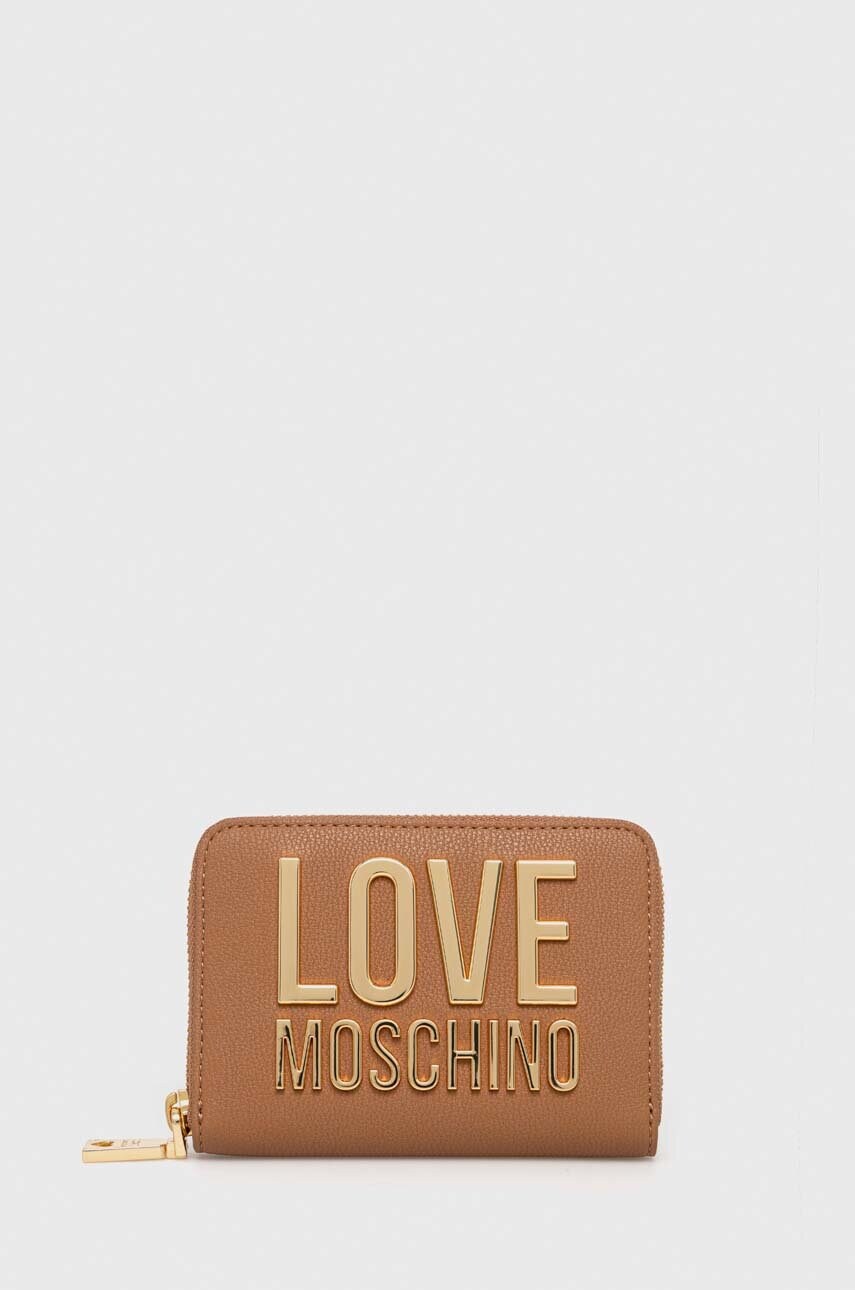

Кошелек Love Moschino женский цвет коричневый