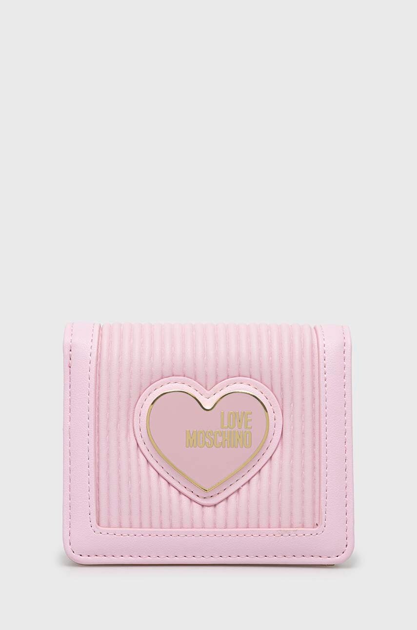 

Кошелек Love Moschino женский цвет розовый