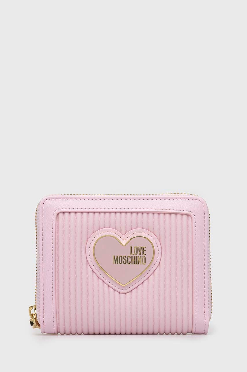 

Кошелек Love Moschino женский цвет розовый