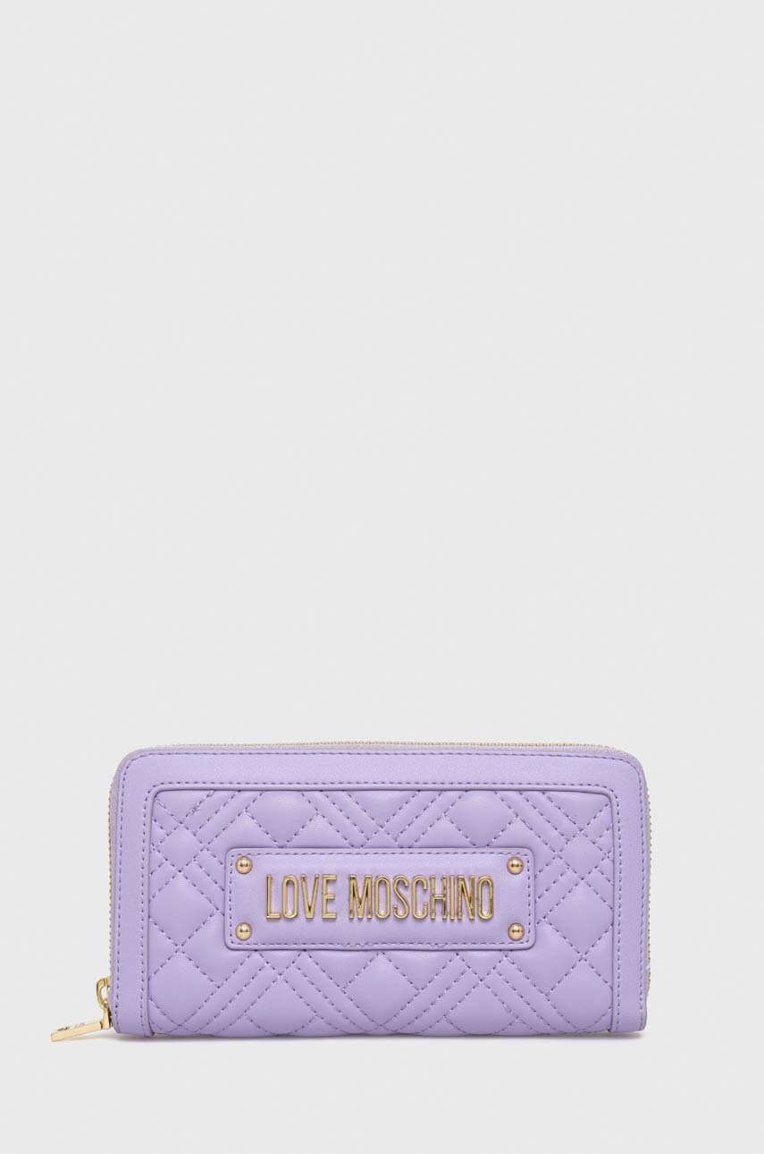 

Кошелек Love Moschino женский цвет фиолетовый