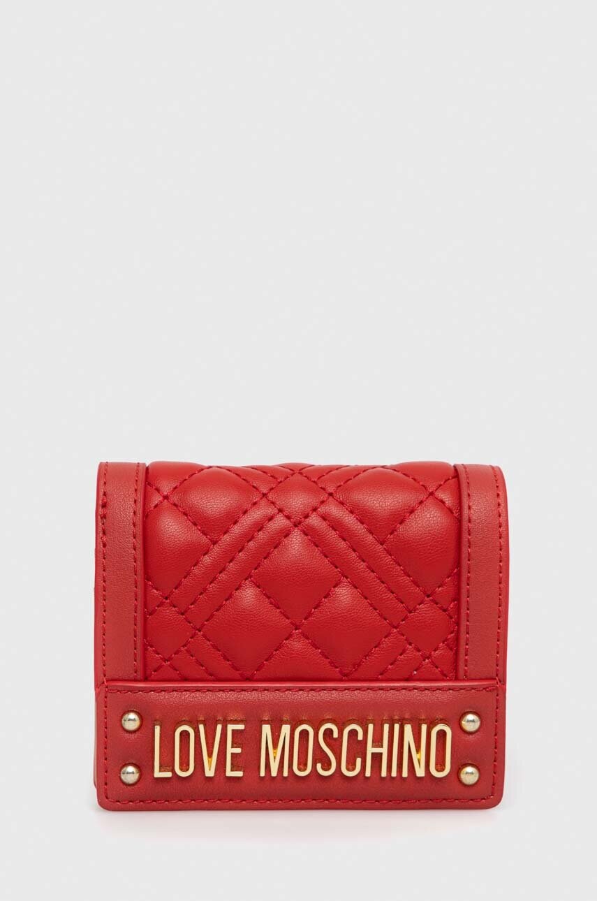 

Гаманець Love Moschino жіночий колір червоний