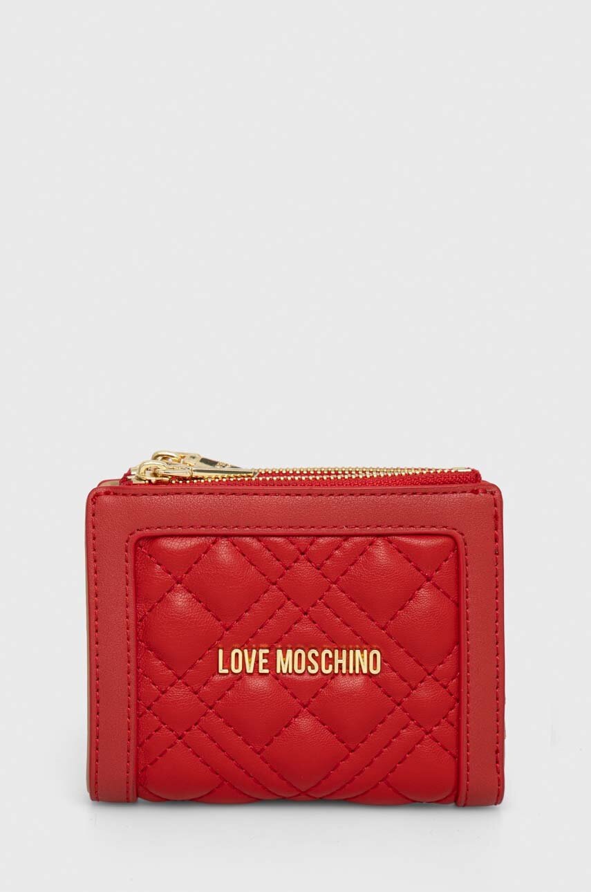 

Портмоне Love Moschino дамски в червено, Червен