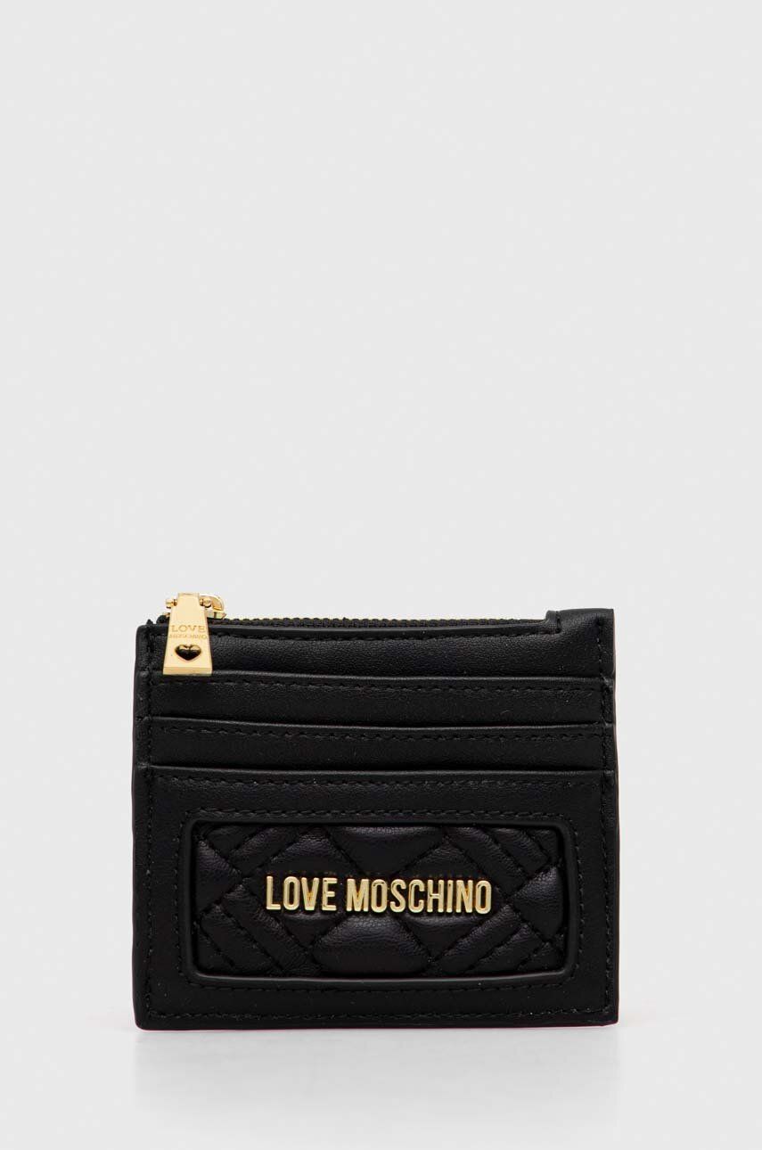 Love Moschino portofel femei, culoarea negru answear.ro answear.ro