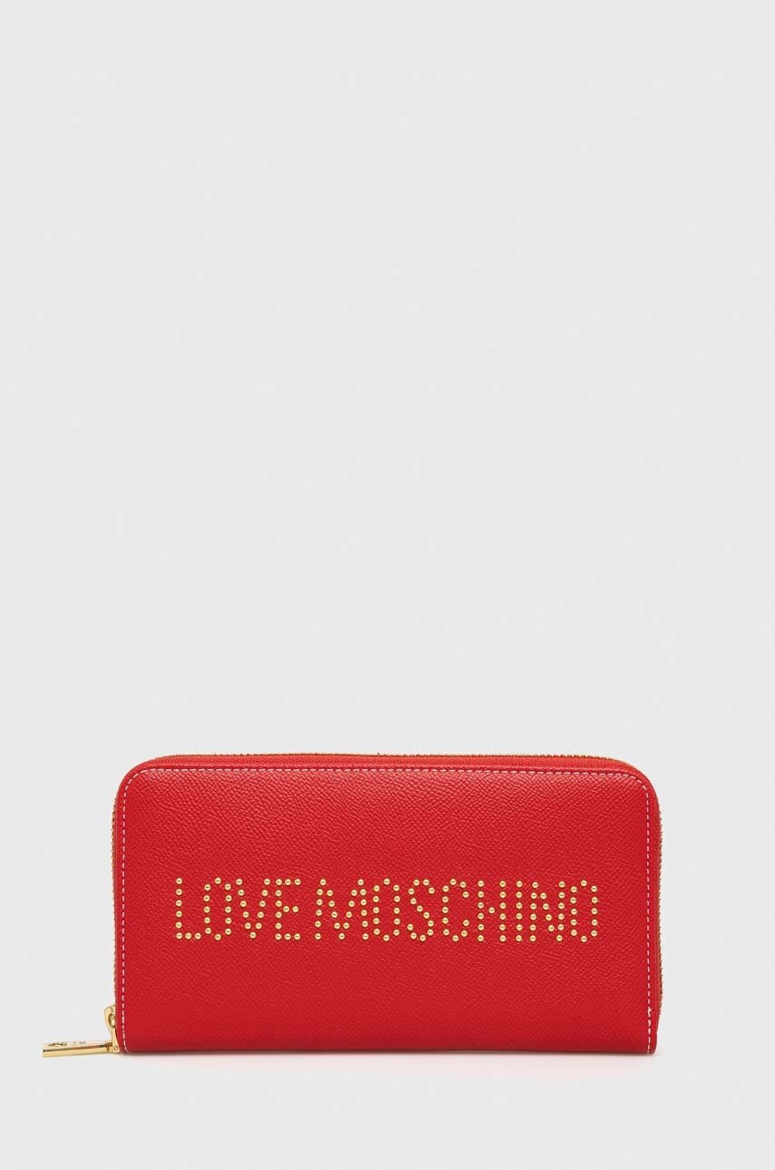 

Гаманець Love Moschino жіночий колір червоний