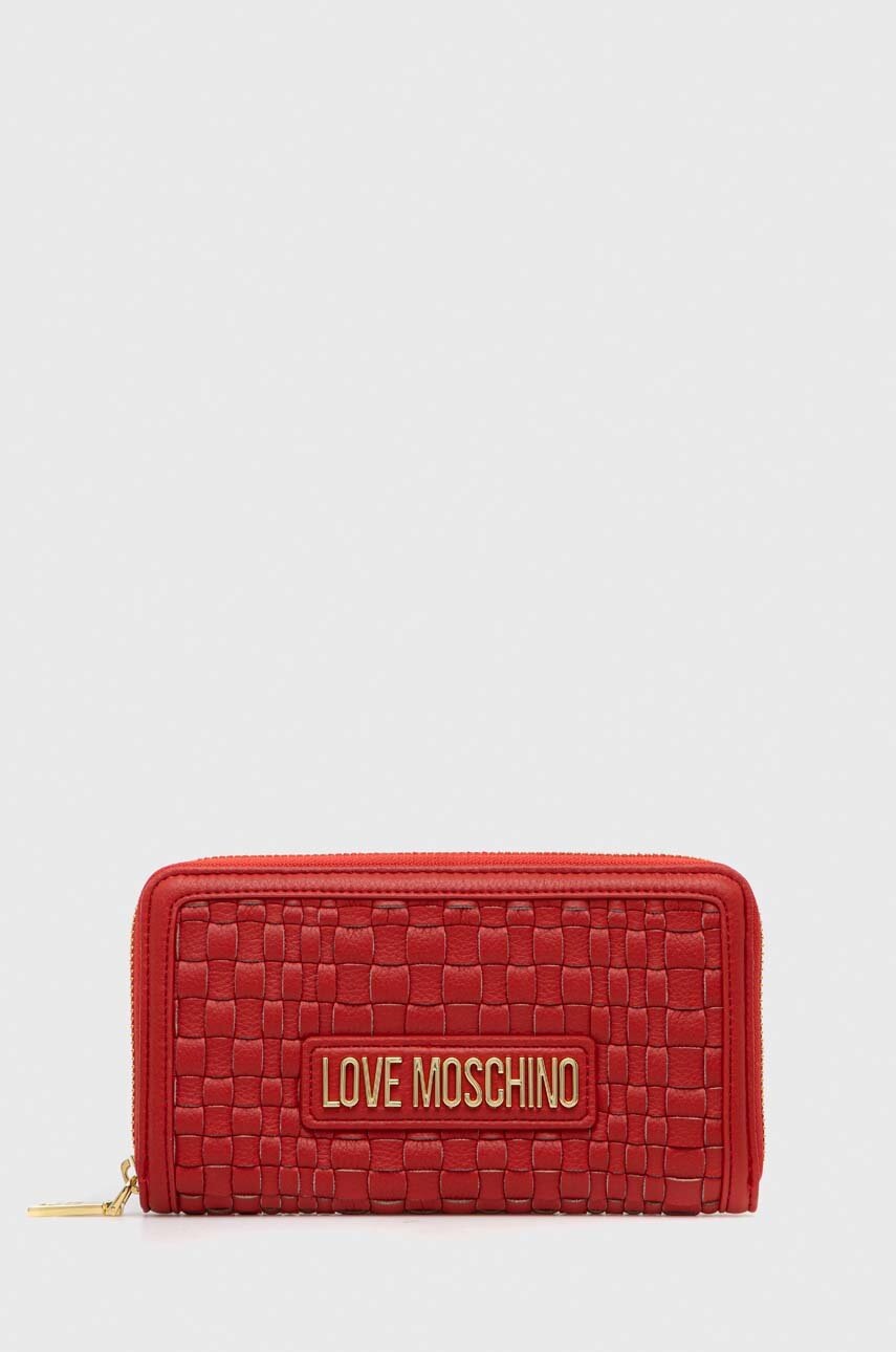 

Портмоне Love Moschino дамски в червено, Червен