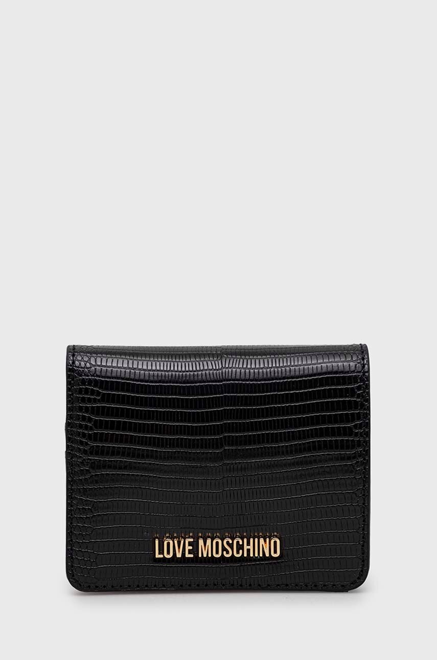 

Гаманець Love Moschino жіночий колір чорний