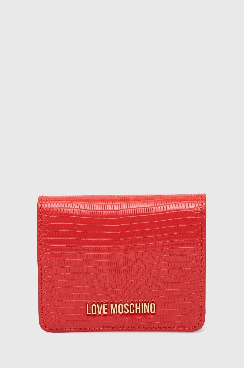 

Кошелек Love Moschino женский цвет красный