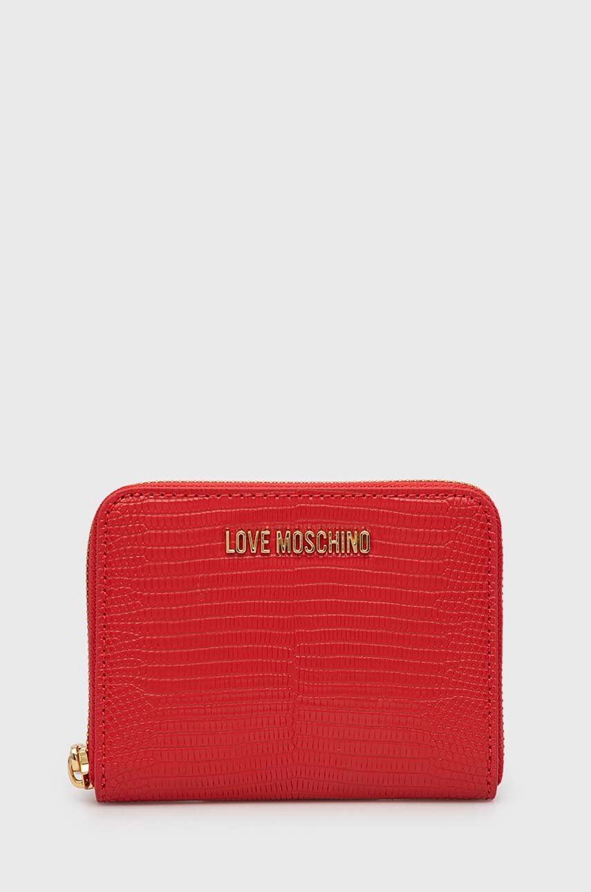 

Кошелек Love Moschino женский цвет красный