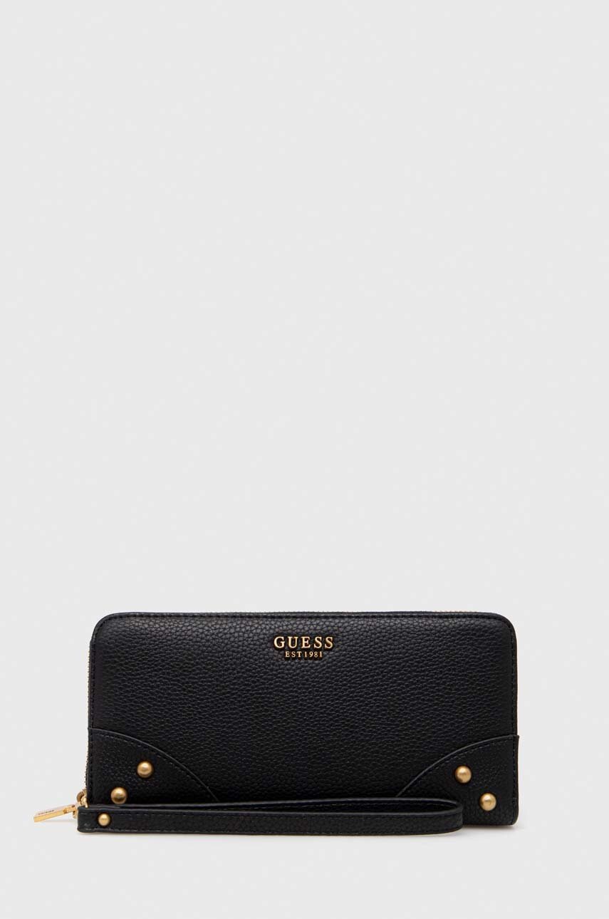 

Портфейл Guess дамски в черно, Черен