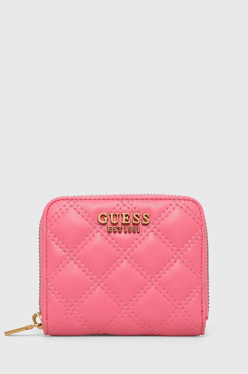 

Портфейл Guess дамски в розово, Розов