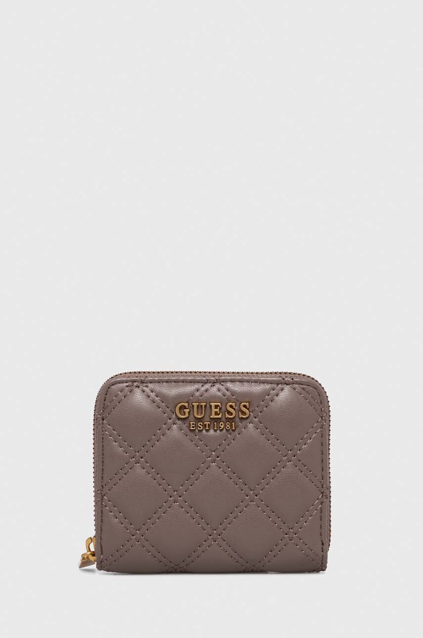

Гаманець Guess жіночий колір бежевий