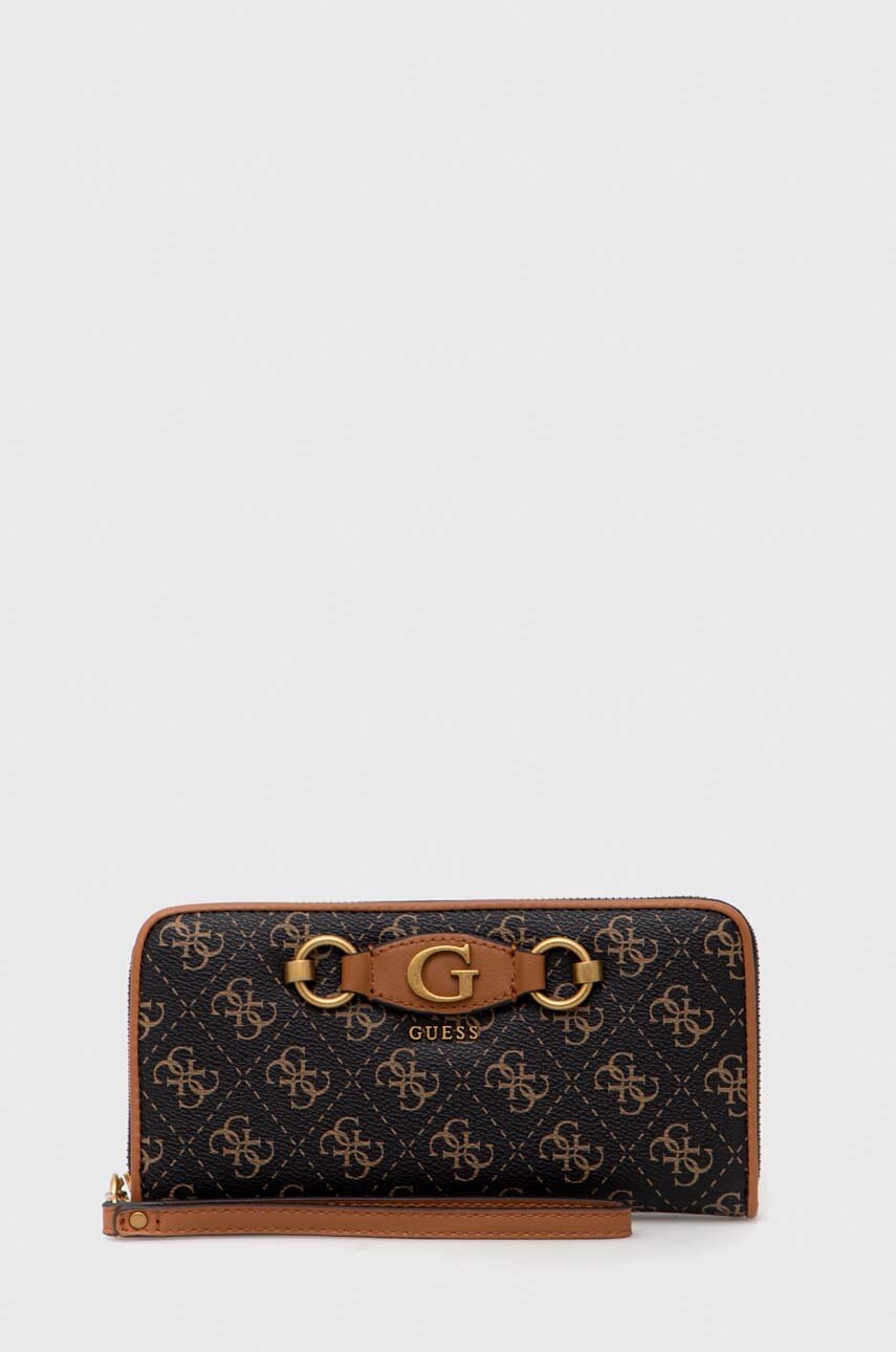 

Портфейл Guess дамски в кафяво, Кафяв