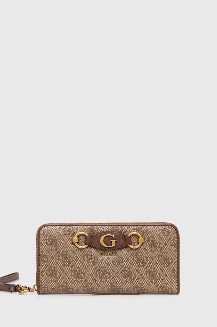 

Кошелек Guess женский цвет коричневый