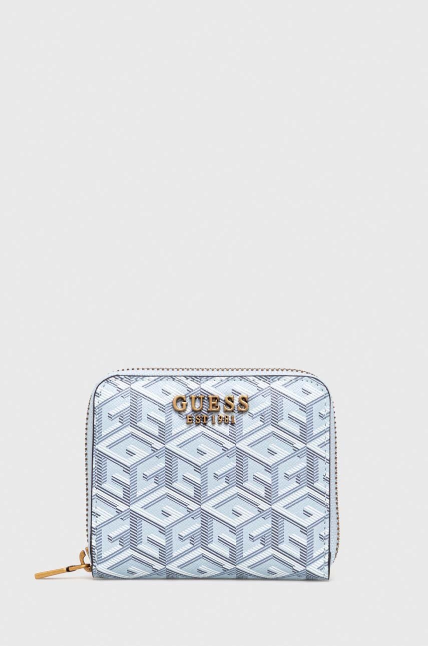 

Портфейл Guess дамски в синьо, Син