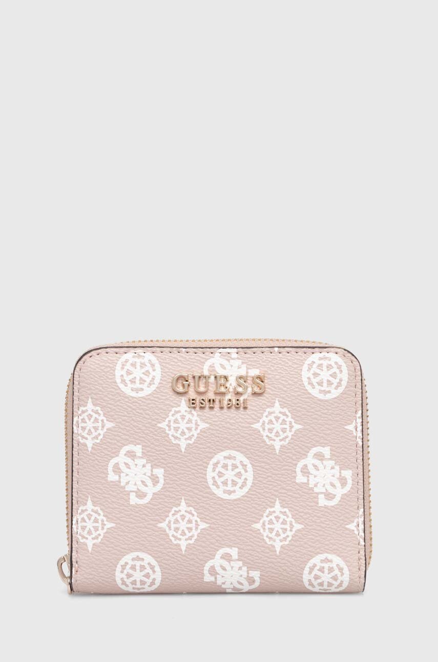 

Портмоне Guess LAUREL дамски в розово SWPG85 00370, Розов