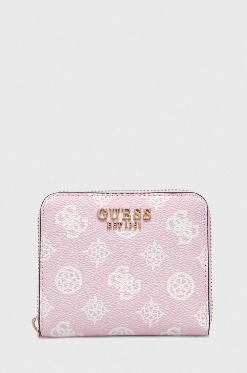 

Портмоне Guess LAUREL дамски в черно SWPG85 00370, Розов