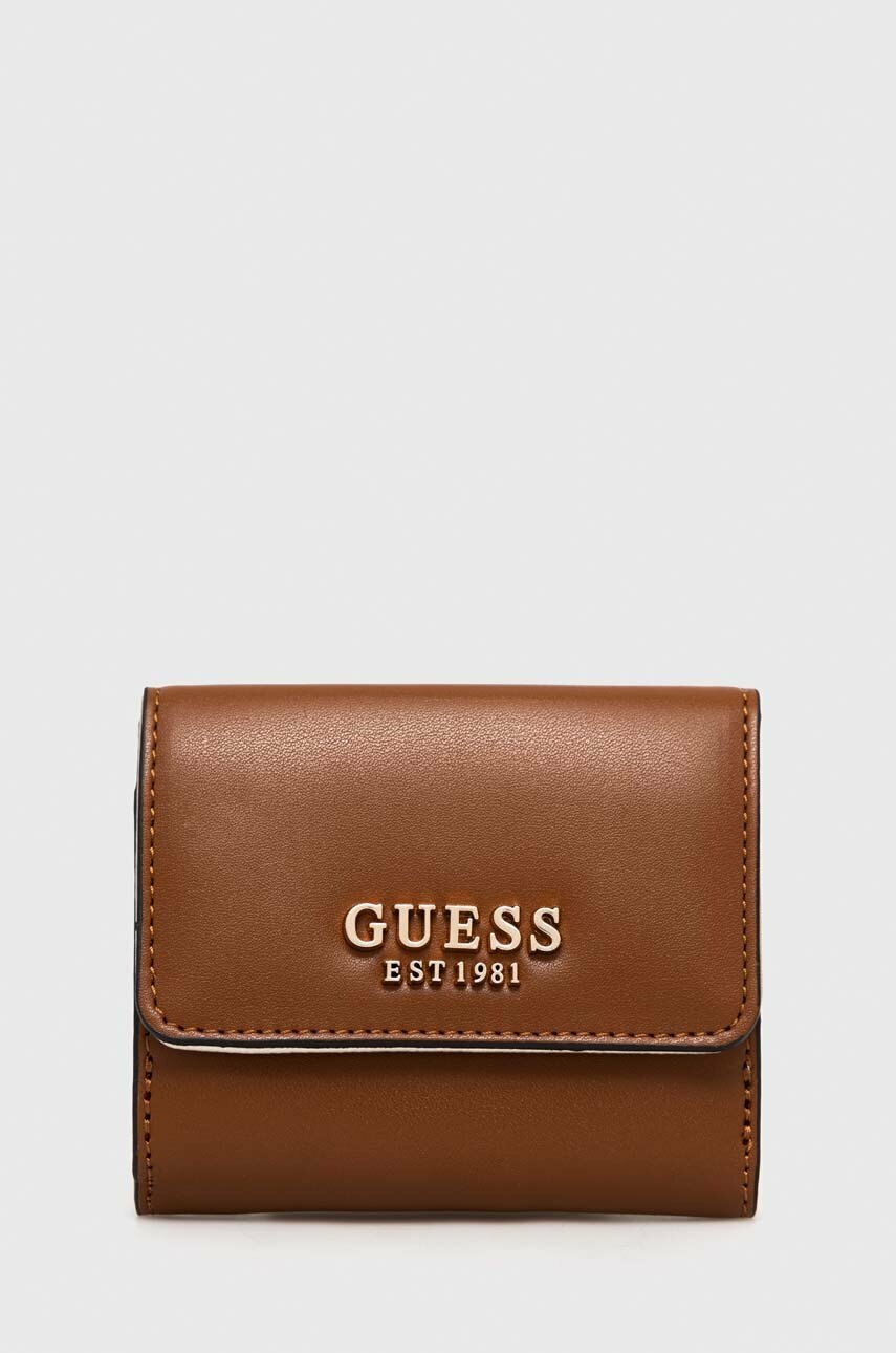 

Кошелек Guess женский цвет коричневый