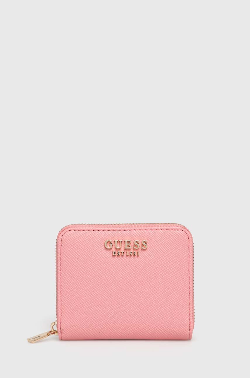 

Гаманець Guess жіночий колір рожевий