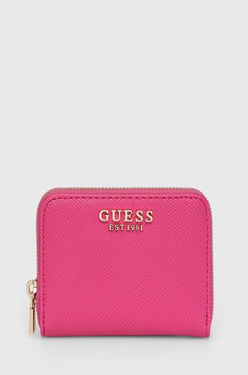 

Гаманець Guess жіночий колір рожевий