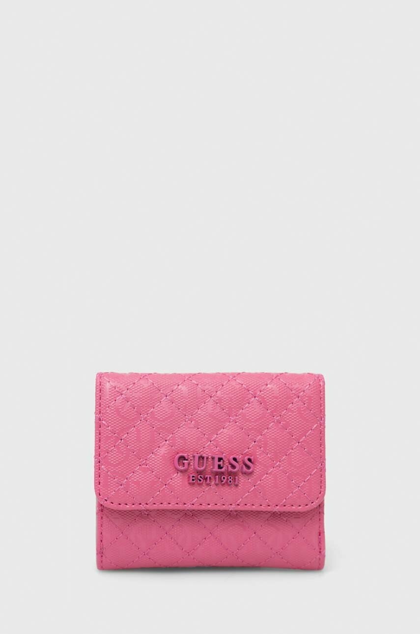 

Портфейл Guess дамски в розово, Розов