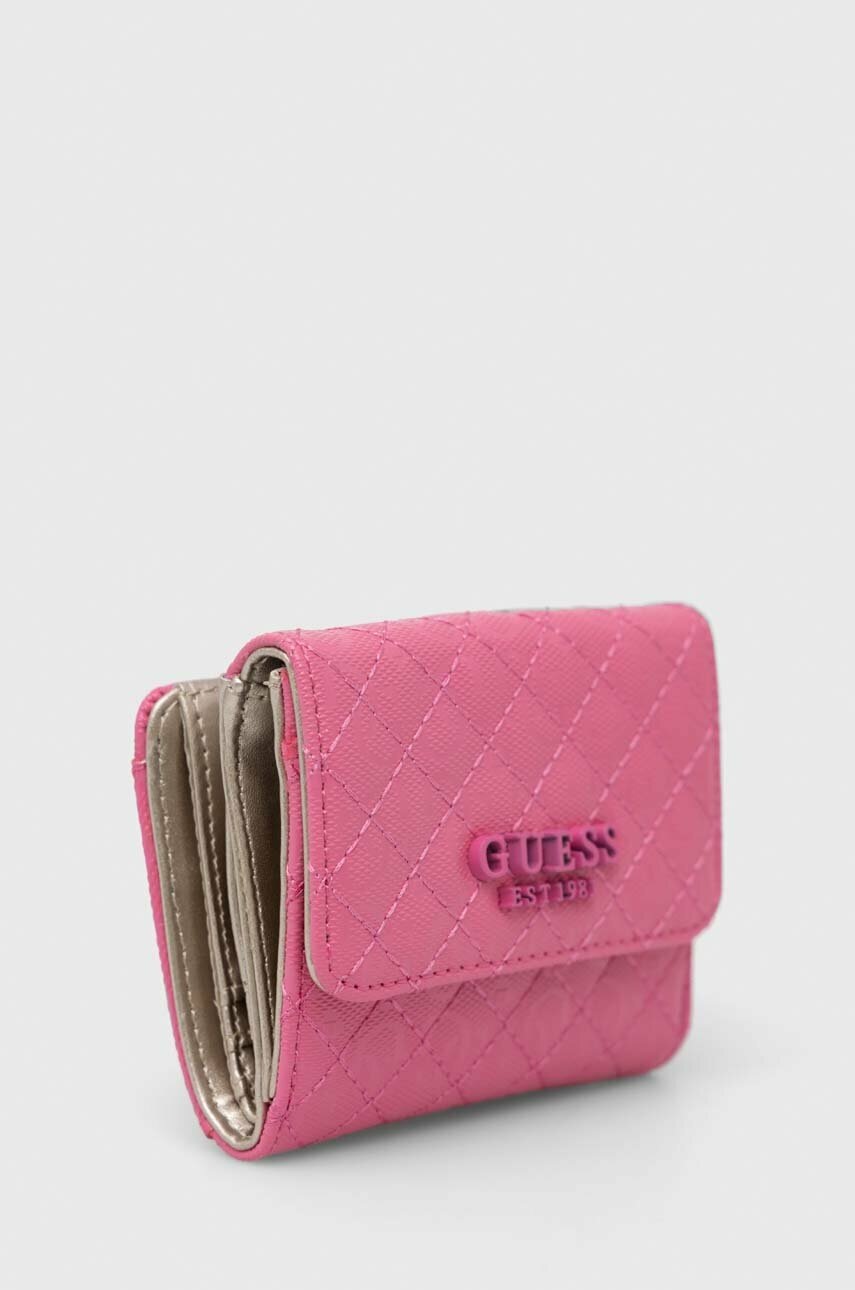 

Гаманець Guess жіночий колір рожевий