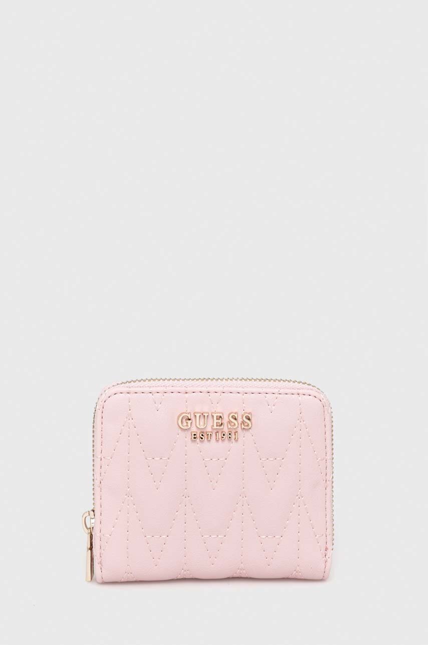 

Портфейл Guess дамски в розово, Розов