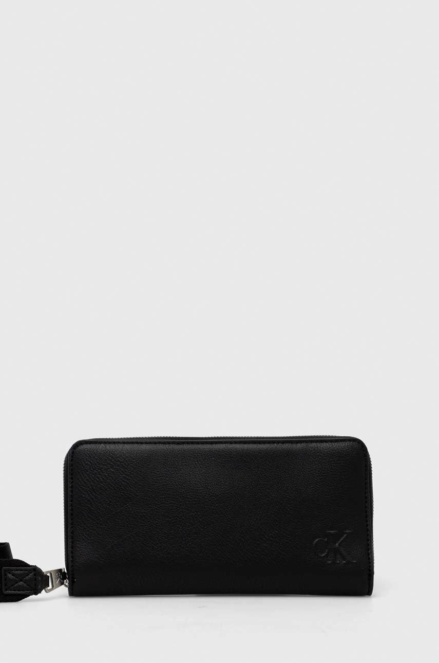 

Портмоне Calvin Klein Jeans Дамски в черно, Черен