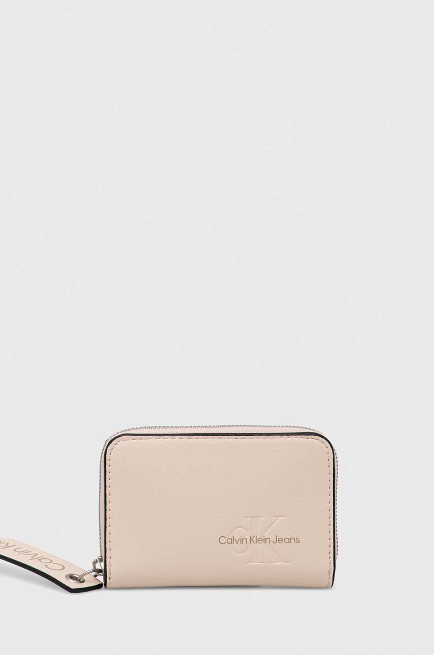 

Портфейл Calvin Klein Jeans дамски в розово, Розов