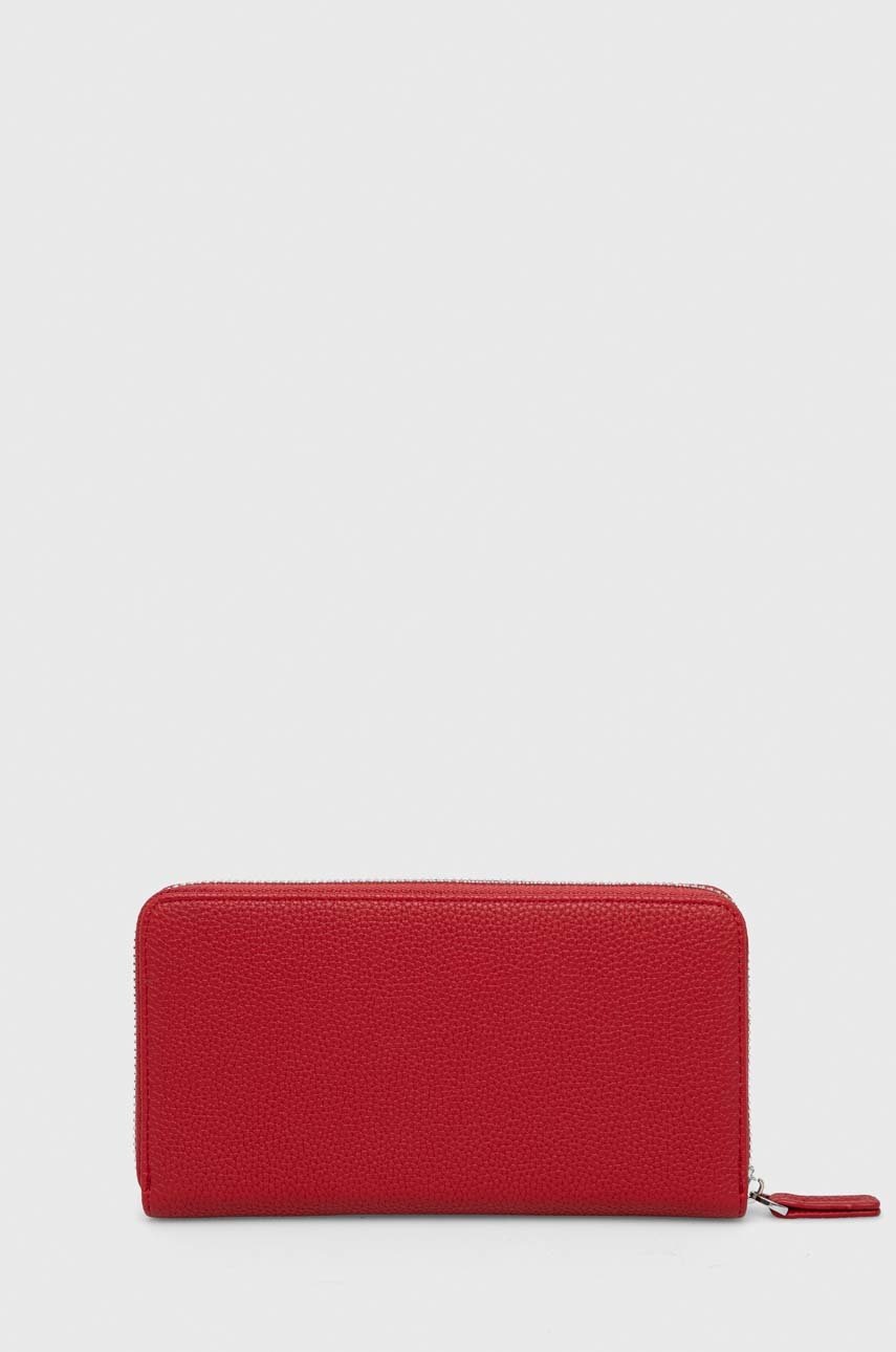 

Гаманець Trussardi жіночий колір червоний