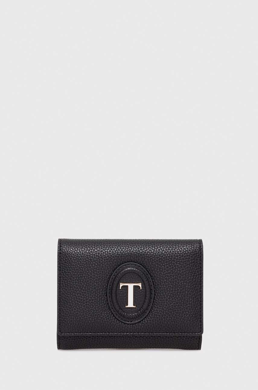 

Портмоне Trussardi дамски в черно, Черен